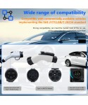 32A Type1 To GBT EV Adapter GB/T Electric Vehicle Socket J1772 Plug Charging Converter Adapter for Chinese Car Converter Charger