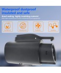 NACS to J1772 Adapter Fit for Tesla Charger 80A Max Compatible for Tesla To J1772 Adapter EV Charger Adapter