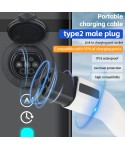 For Connecting IEC 62196 Type 2 Female Socket EVSE Charging Pile And China EV 22KW Type2 to GB/T 20234 Charging Cable 32A 3P480V