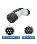 GB To IEC 62196 Type2 Standard EV Charger Converter Adapter 16A 32A for EVSE Charging GBT to Type 2 EV Charger Adaptor