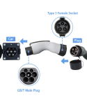 EV Charger Adapter Type1 to GBT Adapter 32A SAE J1772 to GBT EV Charger Adapter for GBT EVs Fit J1772 Charger