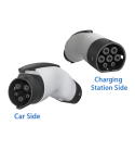 GBT To Type1 Adapter 32A 7.2kw GB/T Female Plug with Type 1 Female Converter J1772 Electric Car For Ford Chevrolet Tesla