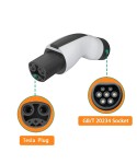 EV Adaptor GBT To Tesla Plug EV Adapter 32A 220V Electric Cars Vehicle Charger Charging Connector GBT To TESLA