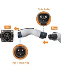 Tesla charging stations Electric Car 250V EV Charger 32A 7KW Tesla To GBT Adapter for GBT car BYD JAC in Mexico national